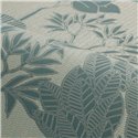 Botanical Wallpaper with Light Green Leaves and Gold Details · Casamance Tressora 76900304