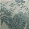 Botanical Wallpaper with Light Green Leaves and Gold Details · Casamance Tressora 76900304