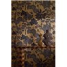 Papel pintado botánico de hojas y árboles negro y dorado · Casamance Tressora 76900508
