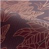 Wallpaper Botanical Leaves and Flowers in Burgundy and Gold · Casamance Tressora 76900712