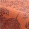 Wallpaper Botanical Floral and Leaf Orange and Brown · Casamance Tressora 76900814