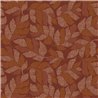 Tapete mit Blättermuster in Terrakotta und Orange · Casamance Tressora 76911222