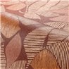 Wallpaper with Abstract Leaves in Terracotta and Orange · Casamance Tressora 76911222