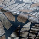 Wallpaper with Botanical Textured Leaves Black and Gold · Casamance Tressora 76911324