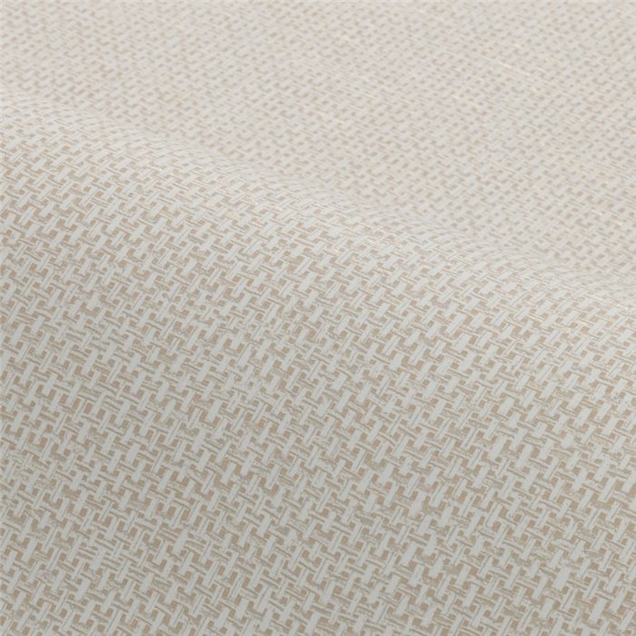 Papel pintado efecto rafia blanco crema · Casamance Tressora 76921426