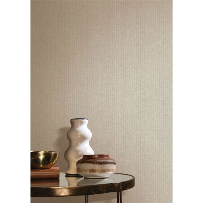 Papier peint effet raphia beige clair · Casamance Tressora 76921528