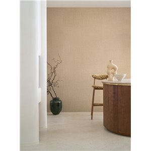 Tapete Textil Raffia-Optik Hellbeige 2