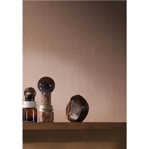 Papier peint imitation raphia vieux rose 2