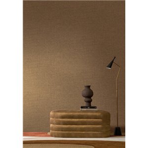 Papel pintado efecto rafia marrón 2