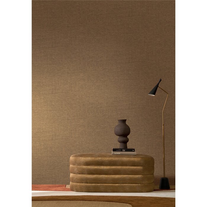 Tapete Raffia-Effekt Braun · Casamance Tressora 76922446