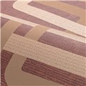Geometric Interlocking Links Brown Wallpaper · Casamance Tressora 76933058