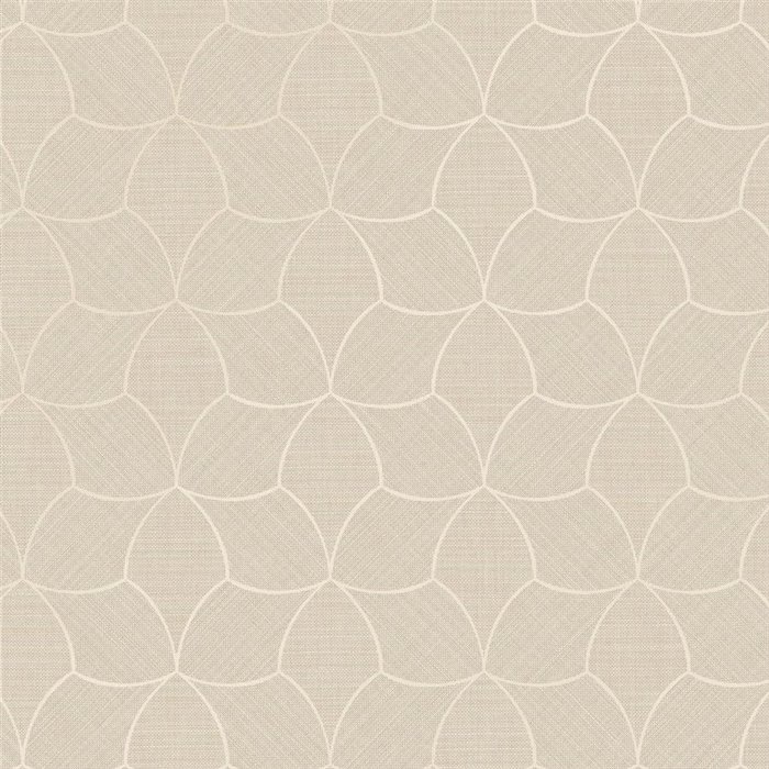 Geometrische Tapete Beige · Casamance Tressora 76943262