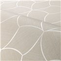 Papel pintado geométrico beige · Casamance Tressora 76943262