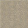 Papier peint effet textile géométrique beige et doré