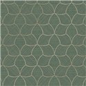 Tapete Geometrische Geschwungene Formen Dunkelgrün · Casamance Tressora 76943670