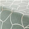Papier peint géométrique formes courbes vert foncé · Casamance Tressora 76943670