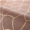 Papier peint géométrique bordeaux et cuivre · Casamance Tressora 76943976