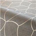 Tapete Geometrisch Textil-Effekt Braun und Gold · Casamance Tressora 76944078
