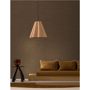 Textile Effect Wallpaper Dark Brown 2