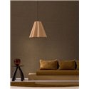 Papel pintado efecto textil marrón oscuro · Casamance Tressora 76954996