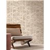 Papier peint arbres japonais beige et blanc · Casamance Legendes 70040508