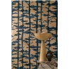 Papier peint japonais arbres bleu foncé · Casamance Legendes 70040814