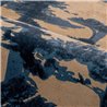 Japanische Bäume Dunkelblau Tapete · Casamance Legendes 70040814