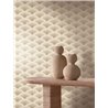 Papel pintado de ondas beige · Casamance Legendes 70090916