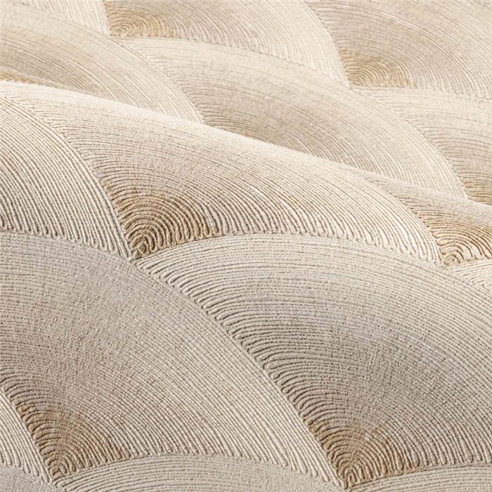 Waves pattern wallpaper in beige · Casamance Legendes 70090916