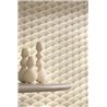 Japanese wave pattern wallpaper in beige and light green · Casamance Legendes 70091018