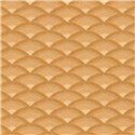 Geometric wave pattern wallpaper in gold · Casamance Legendes 70091222