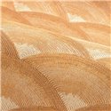 Papier peint géométrique à motifs vagues doré · Casamance Legendes 70091222