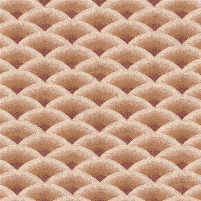 Papel pintado ornamental japonés marrón · Casamance Legendes 70091324