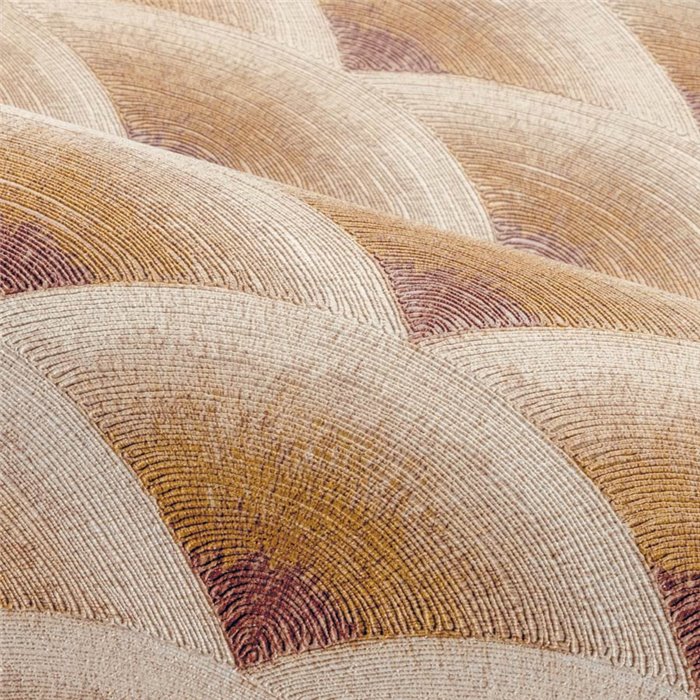 Papel pintado ornamental japonés marrón · Casamance Legendes 70091324