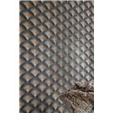Black and Gold Geometric Wave Wallpaper · Casamance Legendes 70091426