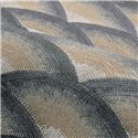 Black and Gold Geometric Wave Wallpaper · Casamance Legendes 70091426