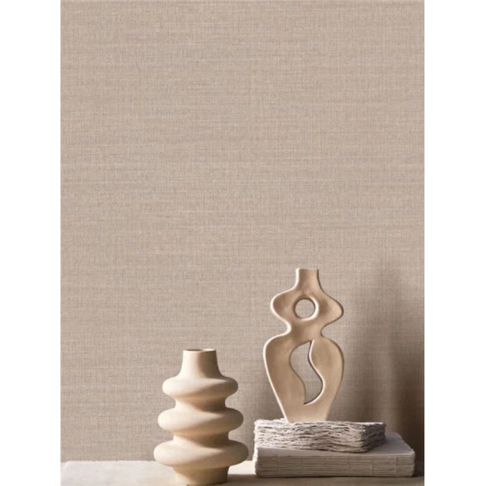 Japanese silk effect wallpaper in beige · Casamance Legendes 70171936