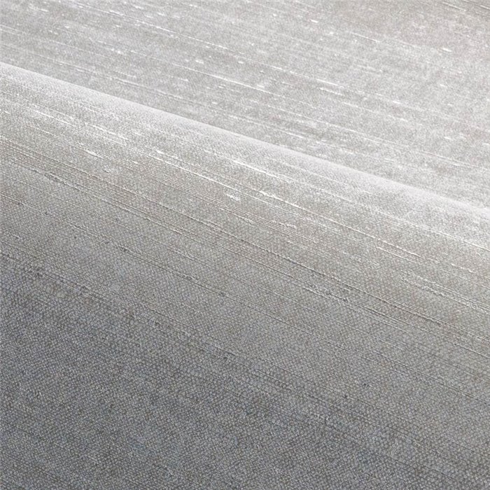 Steel grey dupion silk effect wallpaper · Casamance Legendes 70172140