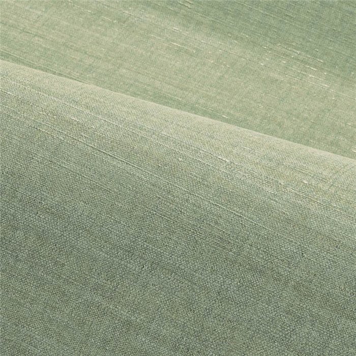 Papel pintado efecto seda verde eucalipto · Casamance Legendes 70172752