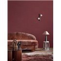 Papel pintado efecto seda burdeos · Casamance Legendes 70173058