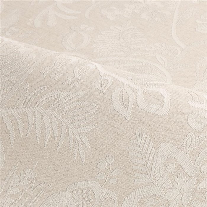 Ivory branch wallpaper with an embroidered look · Casamance Broderies 76960100