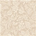 Japanese floral beige wallpaper elegant · Casamance Broderies 76960202