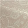 Japanese floral beige wallpaper elegant · Casamance Broderies 76960202