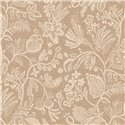 Elegant floral wallpaper in beige tone · Casamance Broderies 76960304