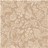 Elegant floral wallpaper in beige tone