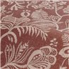 Terracotta wallpaper with embroidered branches · Casamance Broderies 76960814