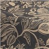 Papier peint à branches brodées sur fond ébène · Casamance Broderies 76961120