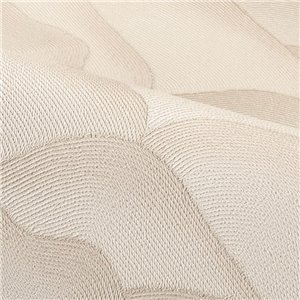 Papel pintado líneas onduladas beige sereno 2