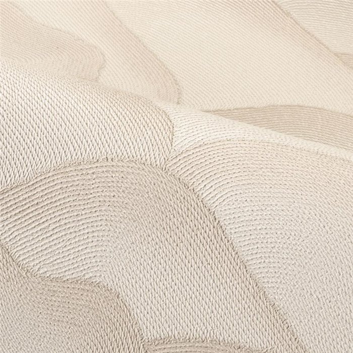 Wallpaper beige serene wavy lines · Casamance Broderies 76971222