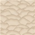 Papier peint à ondulations superposées beige sable · Casamance Broderies 76971324
